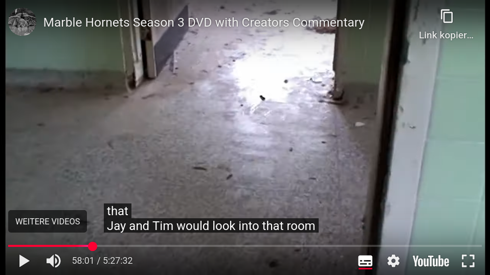 continued - that Jay and Tim would look into that room